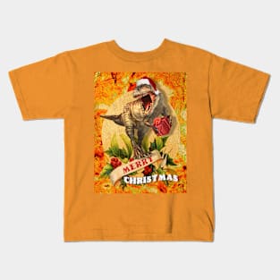 Merry Jurassic Christmas 3 Kids T-Shirt